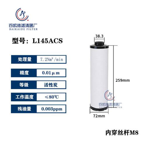 干燥机管道冷干机精密滤芯L080AA L145AA L145AO L145AX L145PF - 图0