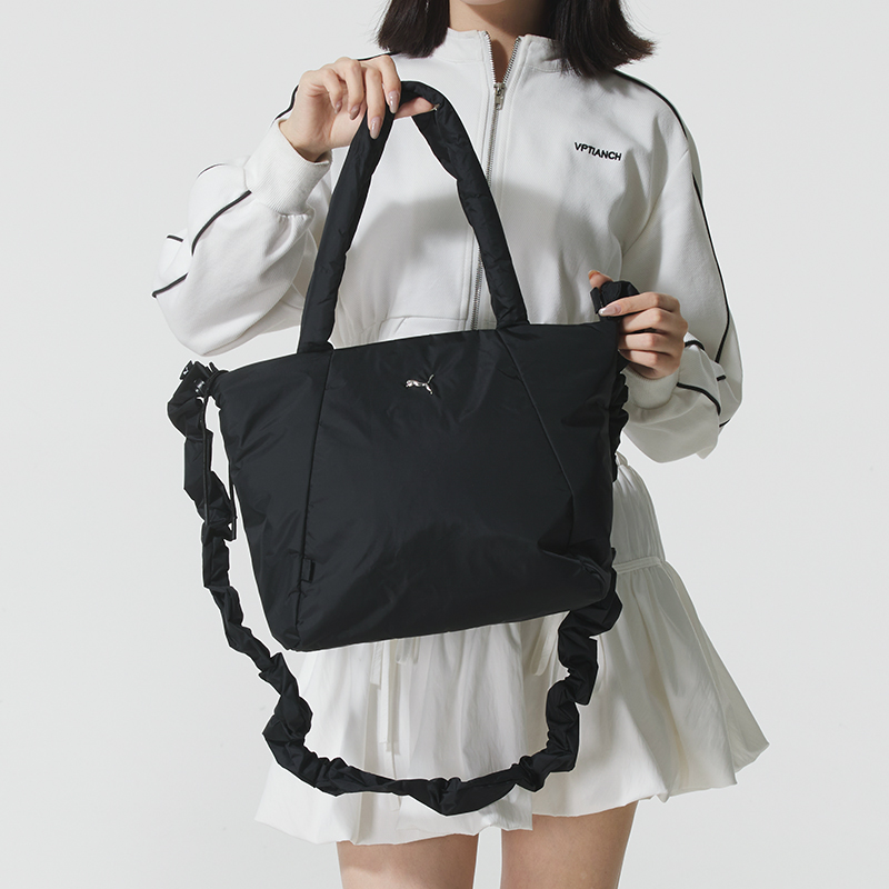 彪马(PUMA)单肩包女 2025秋新款高颜值大容量百搭潮流休闲包斜 - 图0