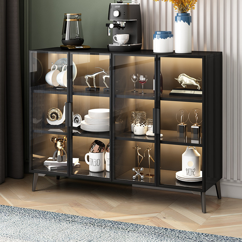 岩板餐边柜一体靠墙家用酒柜厨房多功能储物柜经济型茶水柜子,淘宝优惠券,粉丝福利购,淘宝优惠卷