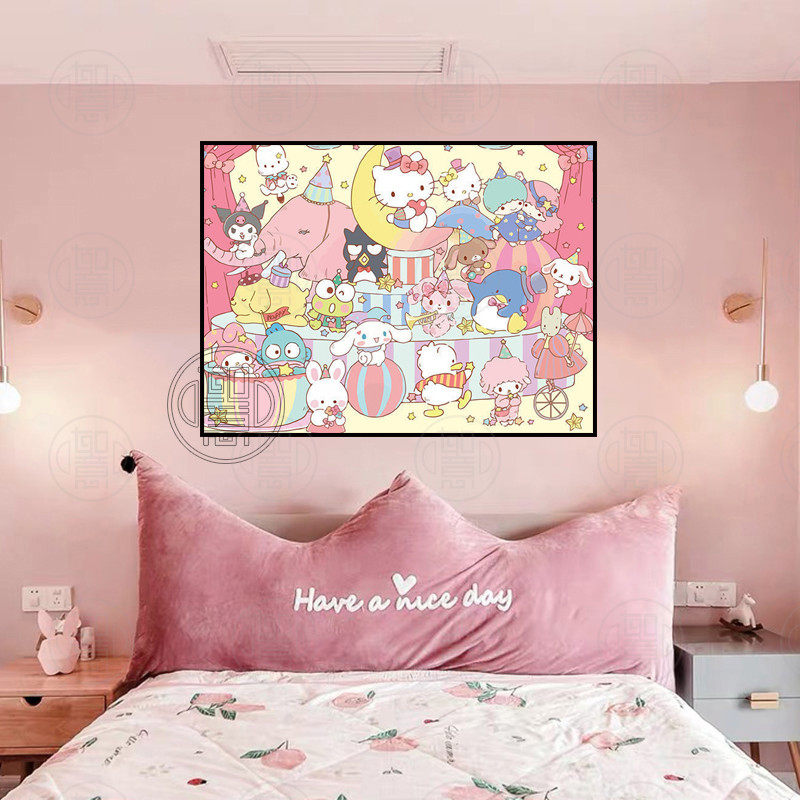 全家福钻石画满钻点钻十字绣儿童房手工贴钻石绣,淘宝优惠券,粉丝福利购,淘宝优惠卷