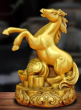 纯黄铜十二生肖摆件全套鼠牛马兔