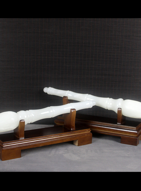 天然阿富汗白玉石笔客厅书房玄关招财创意装饰乔迁送礼品