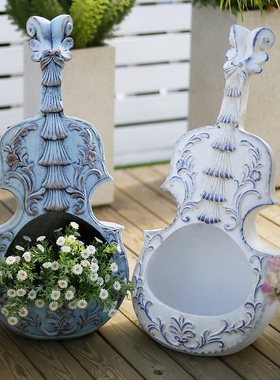 庭院花园造景装饰太阳能灯花盆民宿露台创意院子酒吧阳台夜景