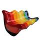 FRP seat special-shaped backrest chair outdoor street outside public leisure chair square long bench