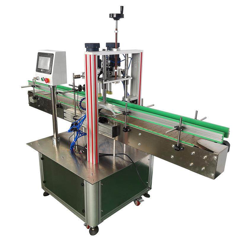 全自动触摸屏智能搓盖机流水线式塑料鸭嘴喷雾泵头洗衣液瓶旋盖机,淘宝优惠券,粉丝福利购,淘宝优惠卷