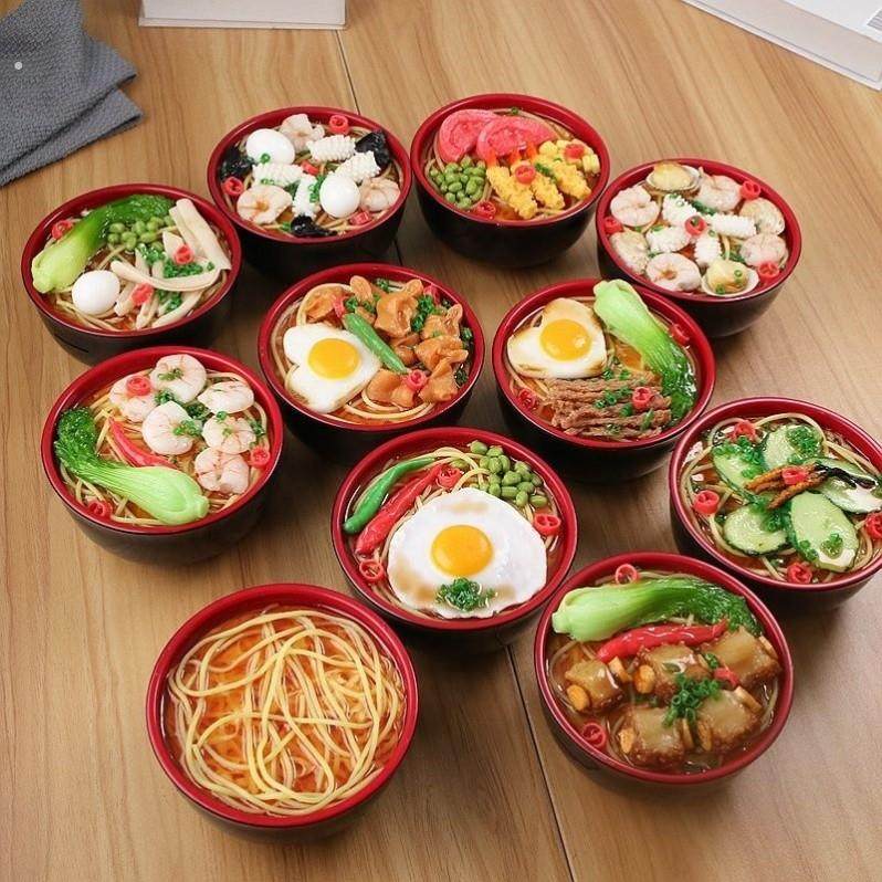 仿真面条食物模型拉面米饭碗模具橱窗装饰摆件拍摄道具儿童益智,淘宝优惠券,粉丝福利购,淘宝优惠卷