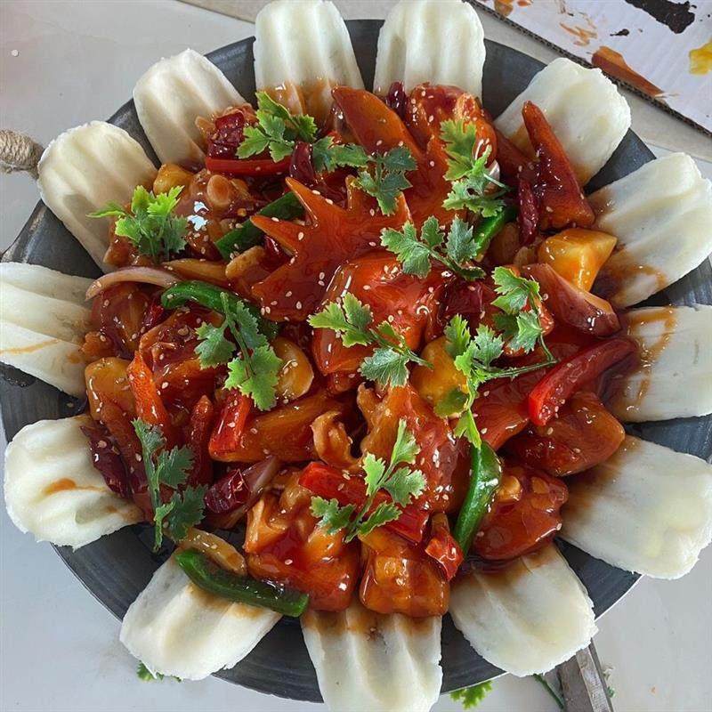 地锅鸡模型炒鸡辣子鸡仿真菜食品模型假菜道具样品菜模型拍摄道具,淘宝优惠券,粉丝福利购,淘宝优惠卷