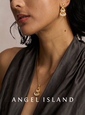 ANGELISLAND鎏金葫芦项链