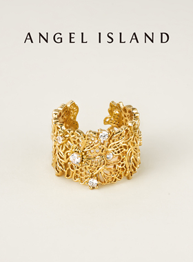 ANGELISLAND天使岛镂空开口戒指