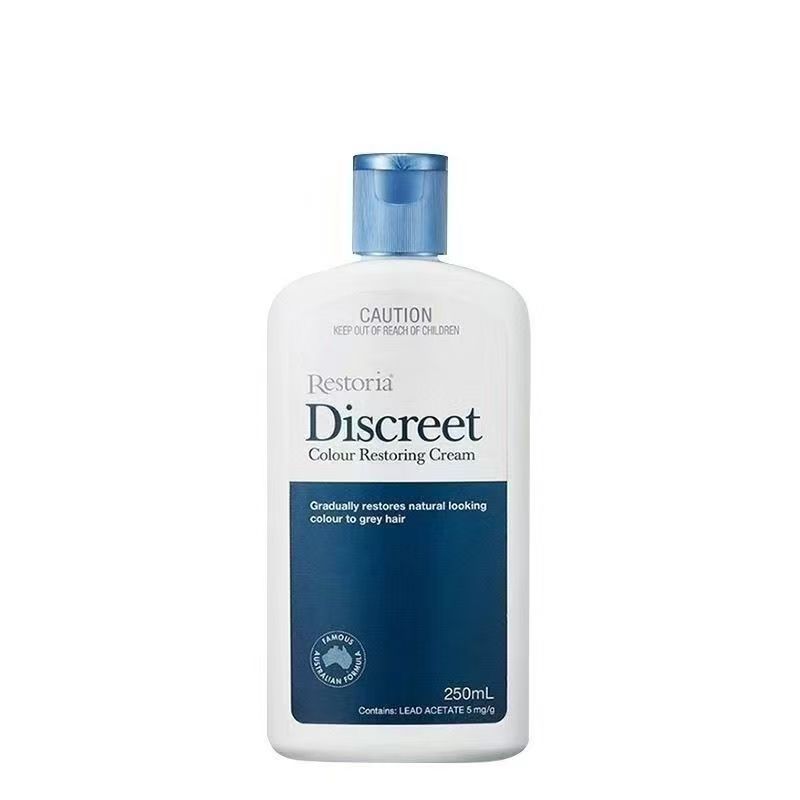 澳洲Restoria丽丝雅黑发还原乳膏渐变黑发乳温和自然染发膏250ml - 图3