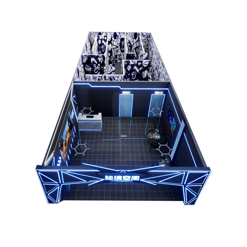 Scenic area VR game equipment all-in-one machine multiplayer competition xr shooting shootout VR large space experience hall entertainment facilities