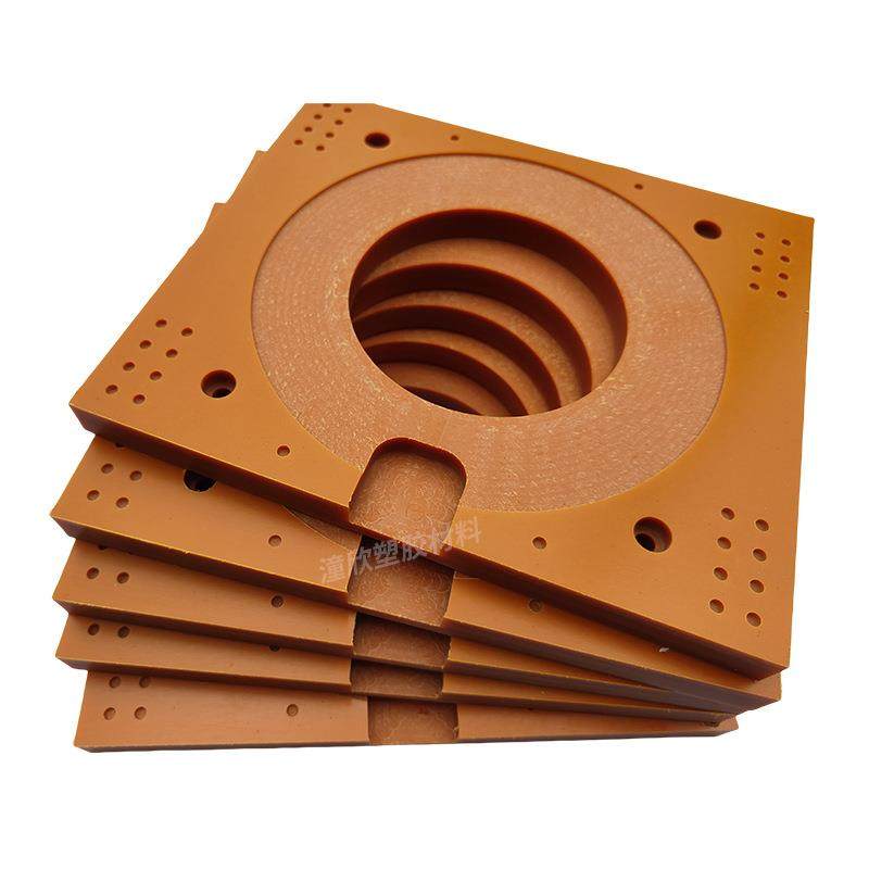 黑色电木板加工橘红色耐高温cnc雕刻切割隔热电工胶木绝缘板,淘宝优惠券,粉丝福利购,淘宝优惠卷