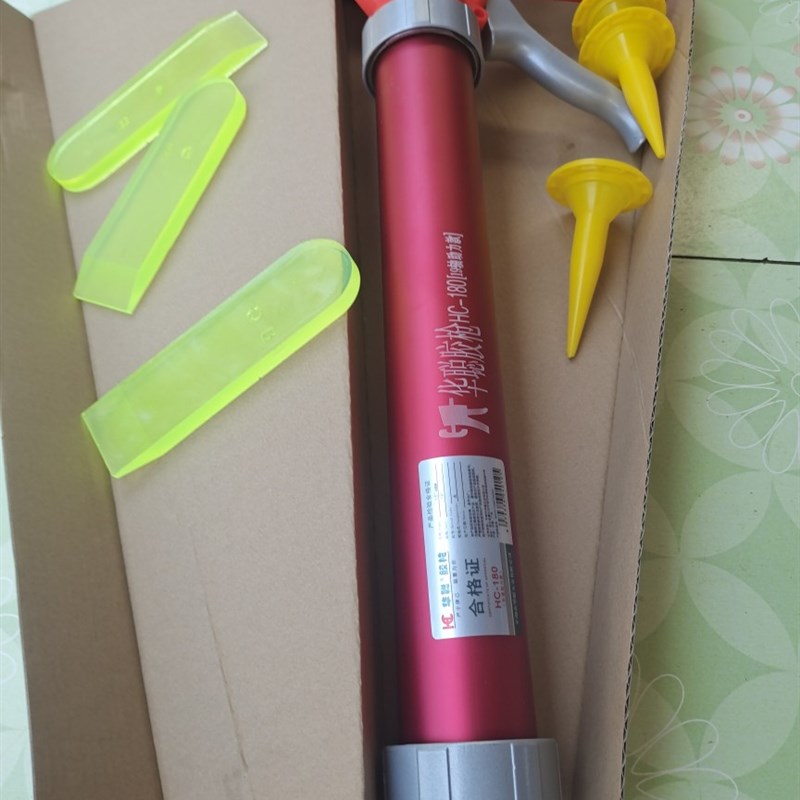 华聪新款华聪19轴结构胶枪HC-180结构胶枪玻璃胶枪 - 图1