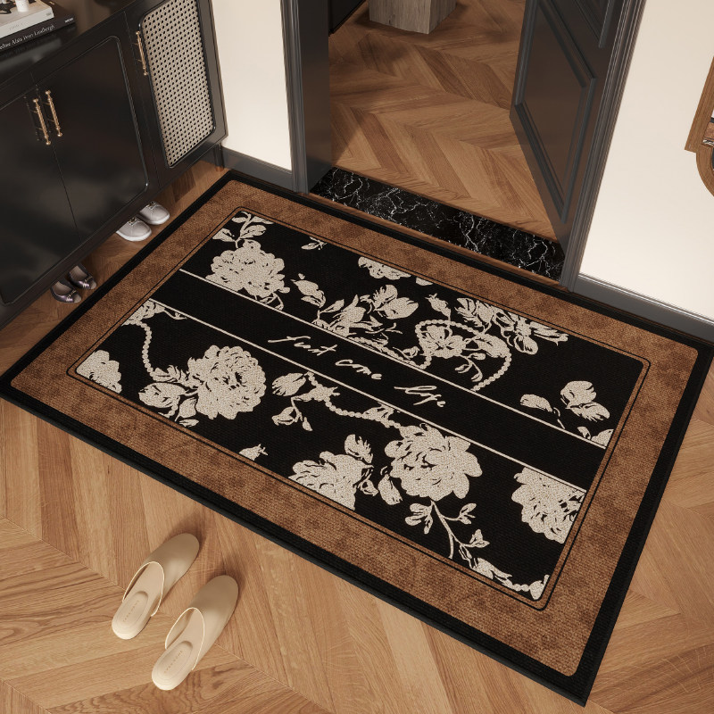 复古入户门地垫家用防滑门垫大门口轻奢进门耐脏蹭土脚垫玄关地毯,淘宝优惠券,粉丝福利购,淘宝优惠卷