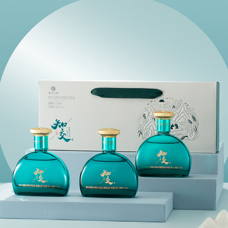 【习酒旗舰店】贵州习酒知交酒知交四季小酒53度酱香型白酒100ml