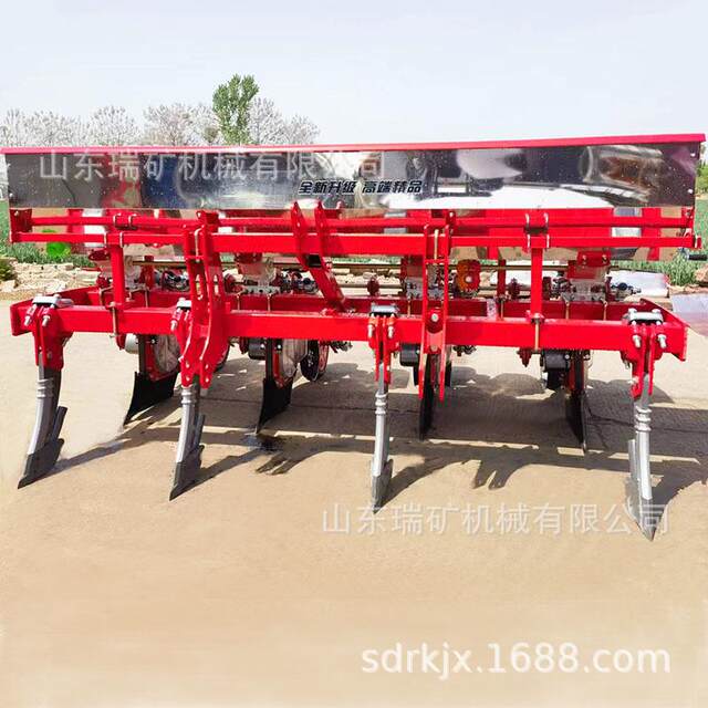 Corn seeder 24 deep fertilization suspended soybean on-demand soybean seeding and fertilization integrated machine anti-bending leg