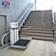 Obstacle-free oblique lifting platform stair lifting platform