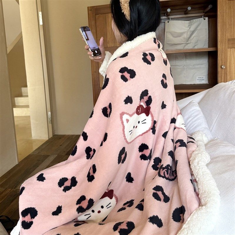 冬季羊羔绒毛毯沙发盖毯毯子办公室午睡披肩宿舍午休盖腿毯,淘宝优惠券,粉丝福利购,淘宝优惠卷