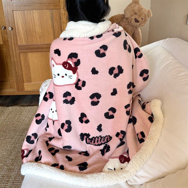 冬季羊羔绒毛毯沙发盖毯毯子办公室午睡披肩宿舍午休盖腿毯,淘宝优惠券,粉丝福利购,淘宝优惠卷