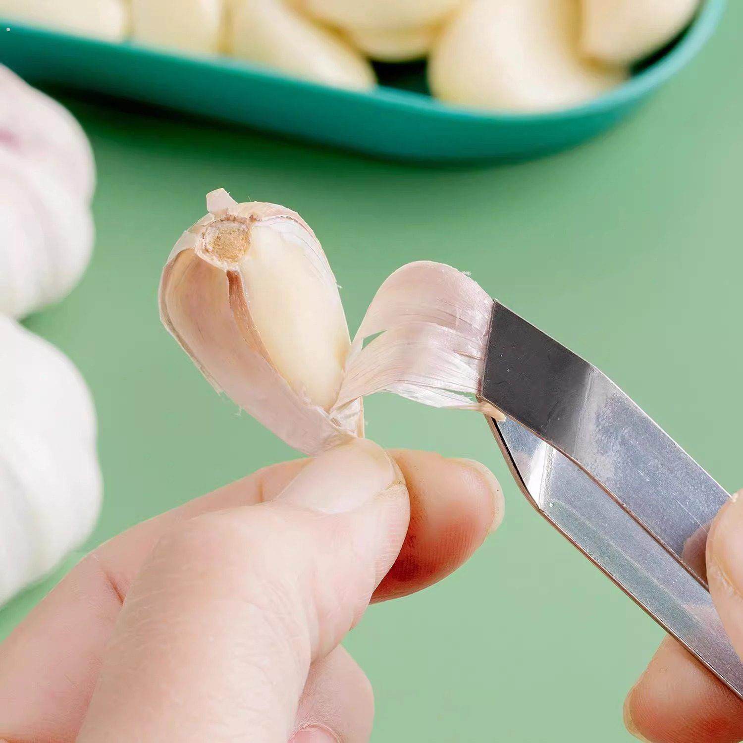 剥蒜器去皮扒蒜神器夹子不锈钢猪毛拔毛器去毛家用钳夹拔鸡鸭镊子,淘宝优惠券,粉丝福利购,淘宝优惠卷