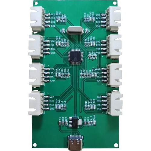 CH348Q免驱USB转TTL模组 USB转8路串口模块CH348 多路CH348模块新 - 图1