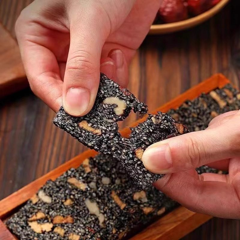 正宗黑芝麻核桃糕红枣枸杞软糕孕妇健康营养糕纯手工切糕休闲零食,淘宝优惠券,粉丝福利购,淘宝优惠卷