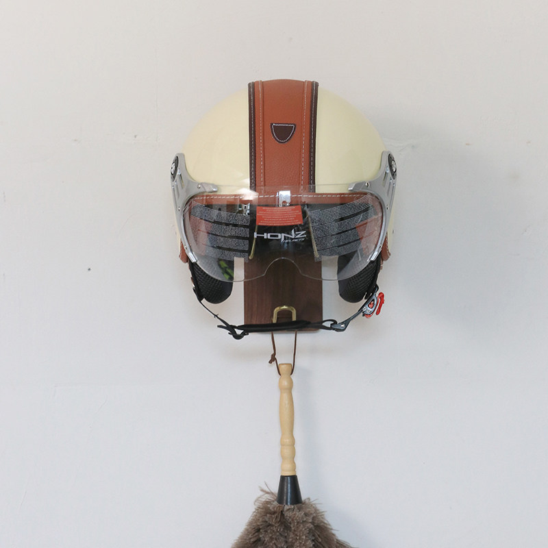 胡桃木安全帽收纳层架机车帽子安全帽多功能示支架机车装备放置架,淘宝优惠券,粉丝福利购,淘宝优惠卷