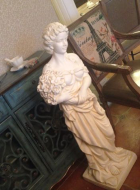 欧式人物雕塑家居庭院别墅创意工艺酒店花园石膏雕像户外装饰