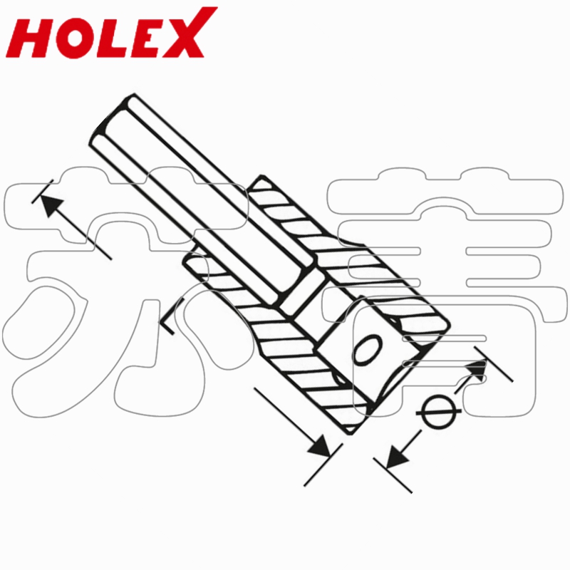 德国霍夫曼HOLEX 加长六角球头套筒螺丝起子头3/8 - 图1