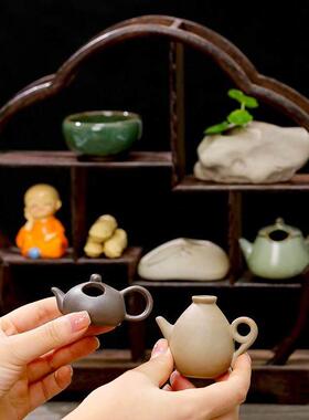 实木茶杯小型博古架新中式收纳桌面围炉茶室摆件展示置物架子摆设