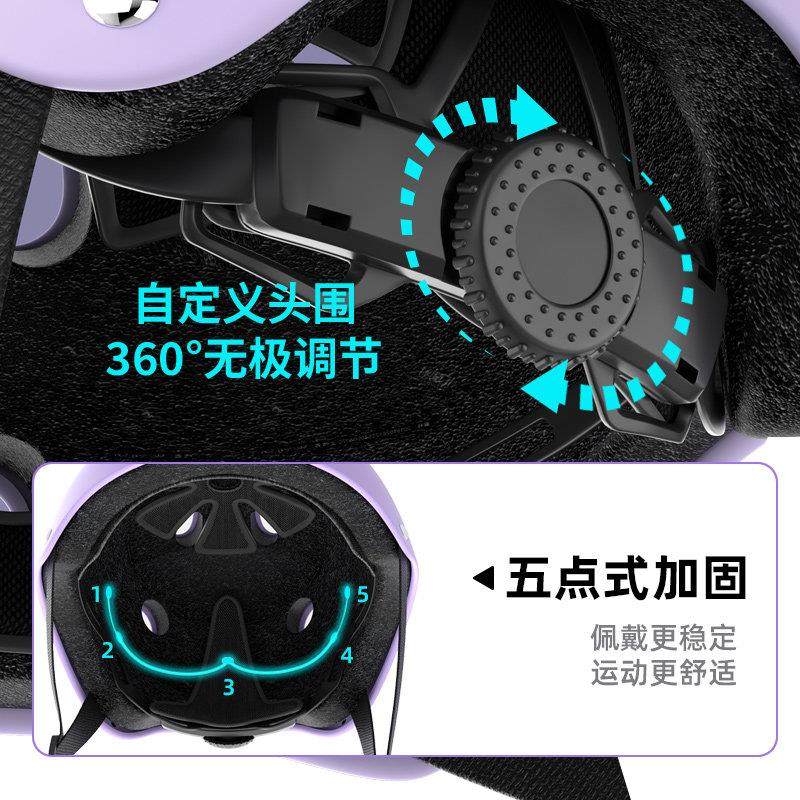 乐秀儿童自行车头盔轮滑护具平衡滑板骑行护膝溜冰鞋儿童骑行头盔,淘宝优惠券,粉丝福利购,淘宝优惠卷