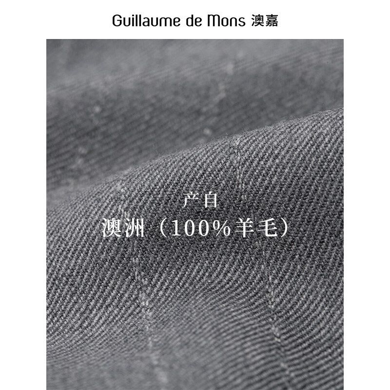 【澳嘉】高端纯羊毛西服套装男灰色商务正装新郎结婚礼服男士西装,淘宝优惠券,粉丝福利购,淘宝优惠卷