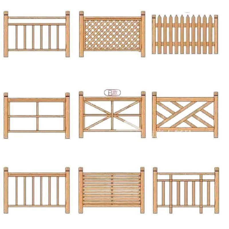庭院防腐木围栏栅栏户外实木护栏扶手院子木门花园阳台碳化木栏杆,淘宝优惠券,粉丝福利购,淘宝优惠卷