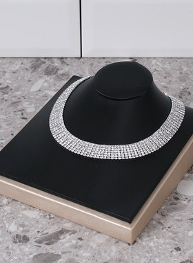 珠宝首饰项链示架托盘样板房衣帽间衣柜软装饰品道具小摆设