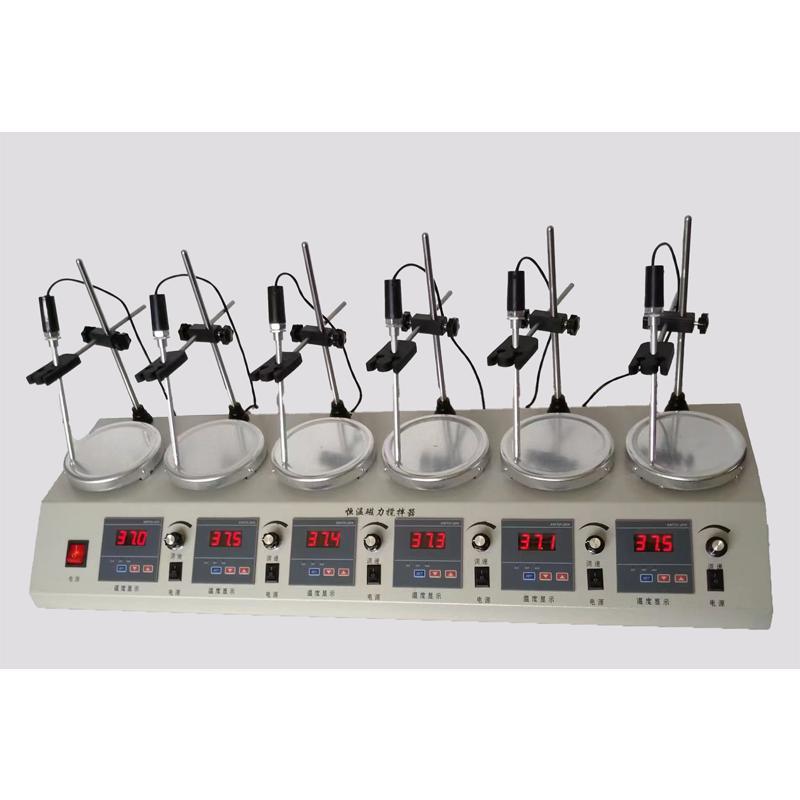 磁力搅拌器加热器实验室数显恒温控温搅拌机实验室搅拌器 - 图0