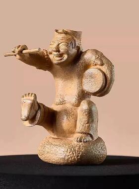 北京国家博物馆古代击鼓说唱俑立体冰箱贴创意旅游纪念品伴手礼