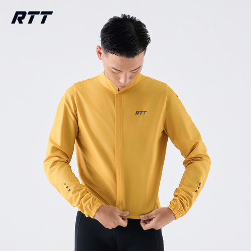 RTT25新款骑行风衣男女骑行服防风晒长袖公路自行车外套 - 图0