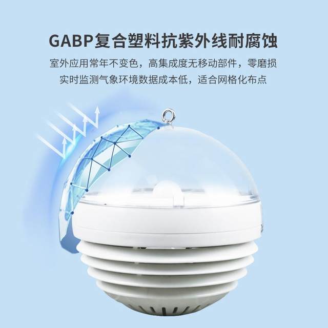 Small weather station greenhouse thermometer hygrometer environmental monitoring light pressure carbon dioxide monitoring