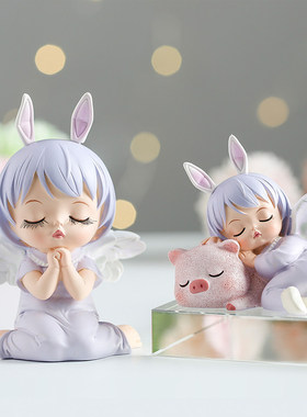 可爱小公主女孩房间摆件儿童卧室床头柜桌面装饰品治愈系生日礼物