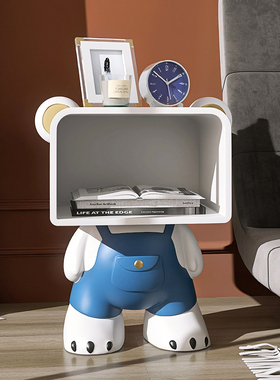 暴力熊落地儿童房床头柜沙发旁收纳柜家居装饰品