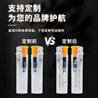 50支高档明火透明打火机耐用一次性家用点火器批发定制广告印logo