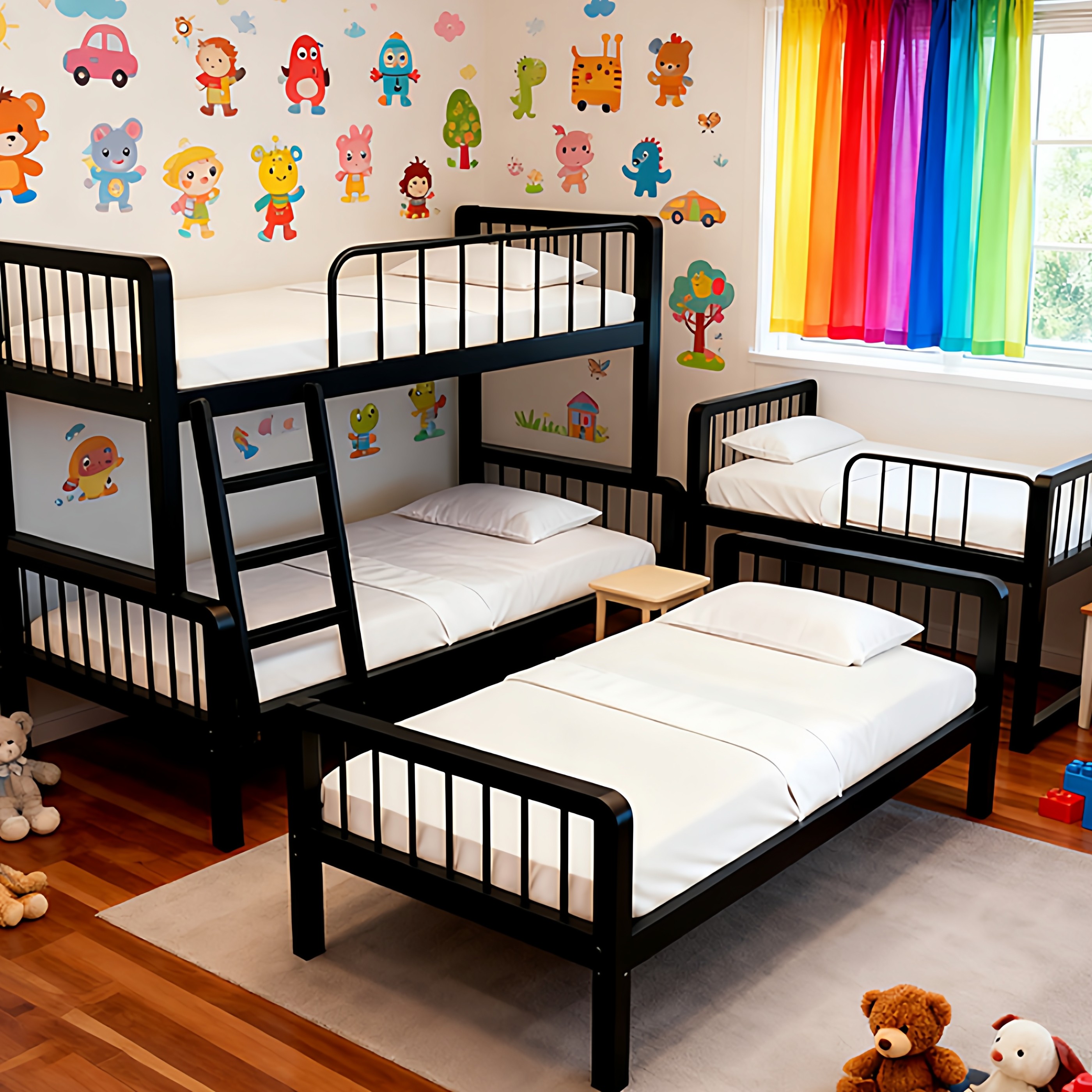 匠百盛可分体不锈钢子母床上下床小户型节约空间床架定制304加厚,淘宝优惠券,粉丝福利购,淘宝优惠卷