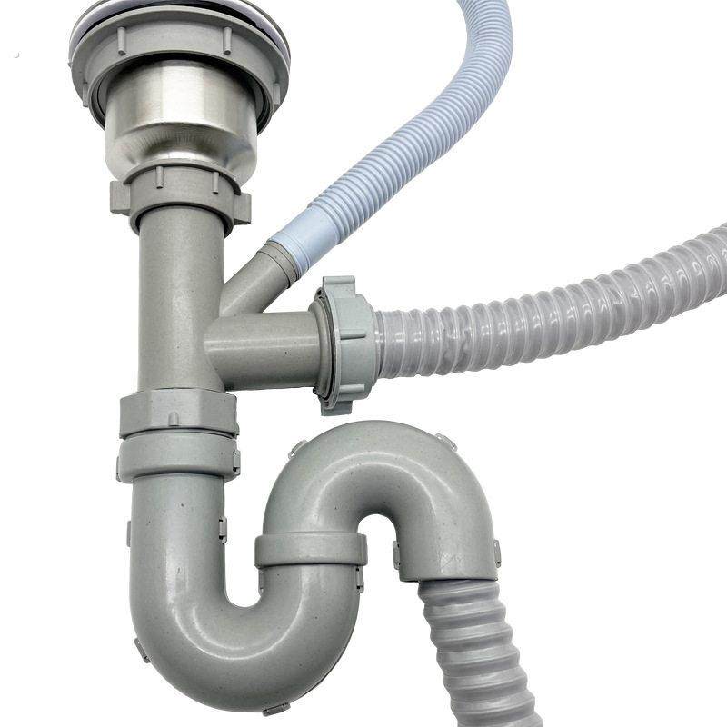 厨房下水道管子洗菜盆池洗碗槽池盆水槽下水管配件单槽排水管软管,淘宝优惠券,粉丝福利购,淘宝优惠卷