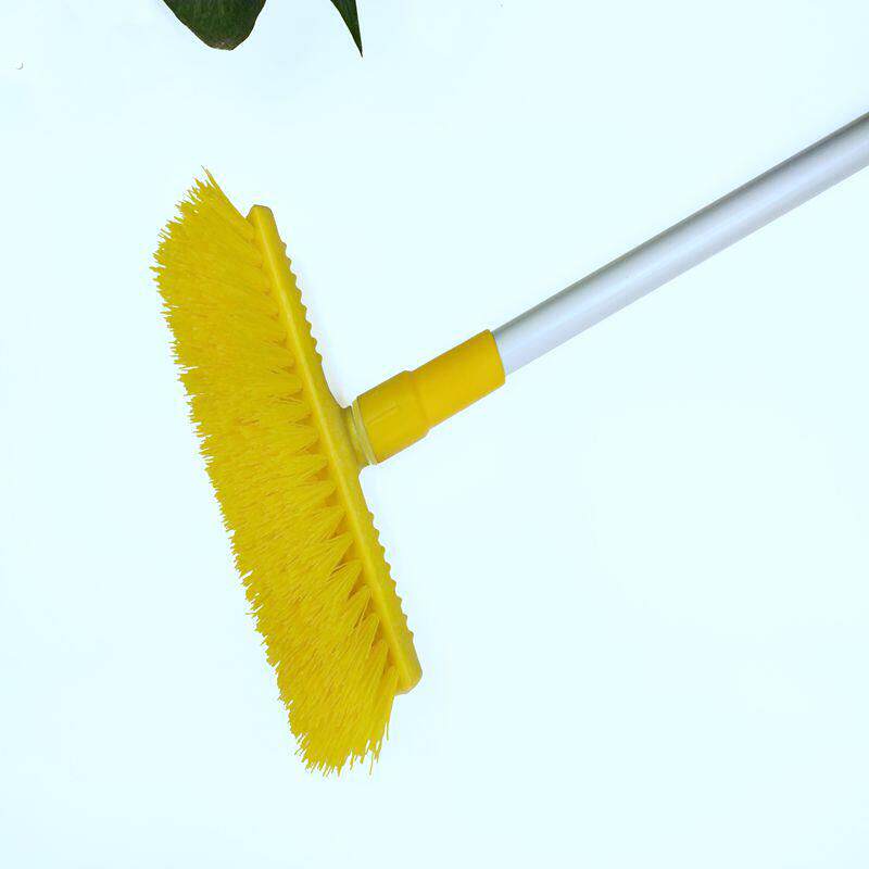 Long handle hard bristle floor brush home courtyard pavement bathroom powder room cleaning tile washing brush carpet 25 cm