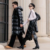 阿仕顿情侣冬季新款加厚保暖黑金连帽羽绒服券后79.2元包邮