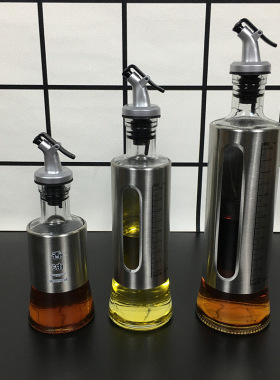 样板房厨房装饰品现代简约调味罐储物罐油壶套装家居