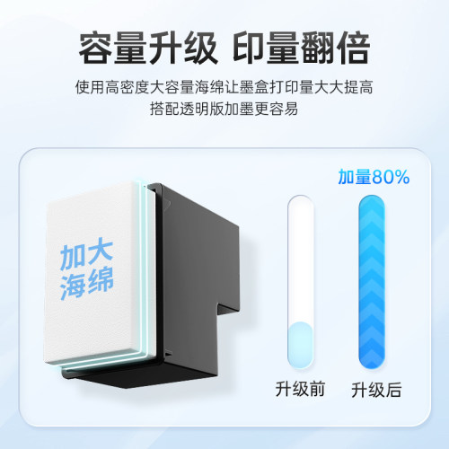 兮夜适用惠普680墨盒黑色1118 2675 3635 3775 3835打印机4535 4536 4675可加墨4676 5076 5085原装5276 5278 - 图1