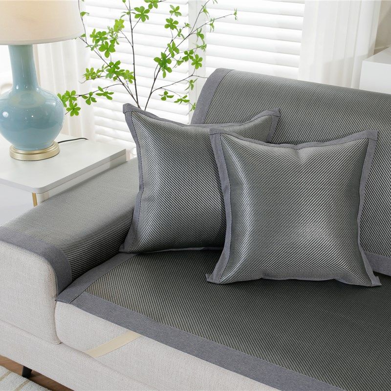 沙发垫夏季冰丝凉席竹藤席坐垫子夏天款布艺滑四级沙发罩可定做,淘宝优惠券,粉丝福利购,淘宝优惠卷