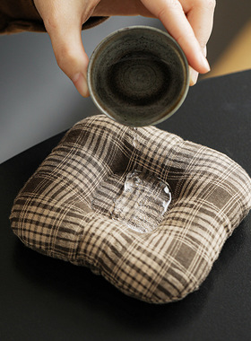 日式杯垫布艺拍照美食摄影道具韩