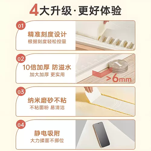 Запекающая панель, замесивающее тесто, утолщенное пищевое силиконовое тесто, тесто для домашнего хода, тесто, обернутые пельмени тесто